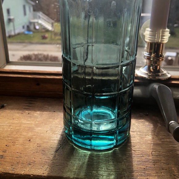 Green Tartan Anchor Hocking Glasses. Set of 4 - Picture 5 of 6